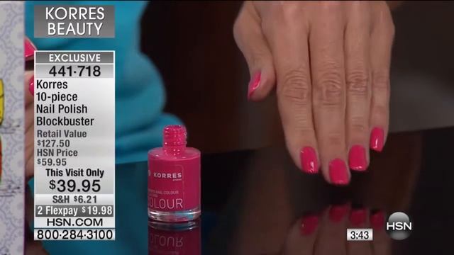 Korres 10piece Nail Polish Blockbuster смотреть онлайн