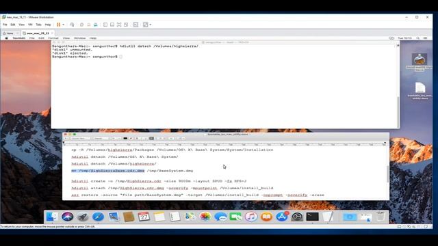How to Install MacOS high sierra as guest OS on VMware workstation 15 смотреть онлайн