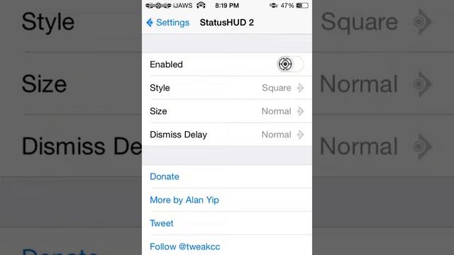 iOS 7 - 7.1.2 JAILBREAK TWEAK // "StatusHUD2" смотреть онлайн