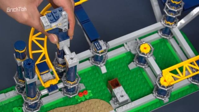 LEGO 10303 Loop Coaster Speed Build - BrickTok смотреть онлайн