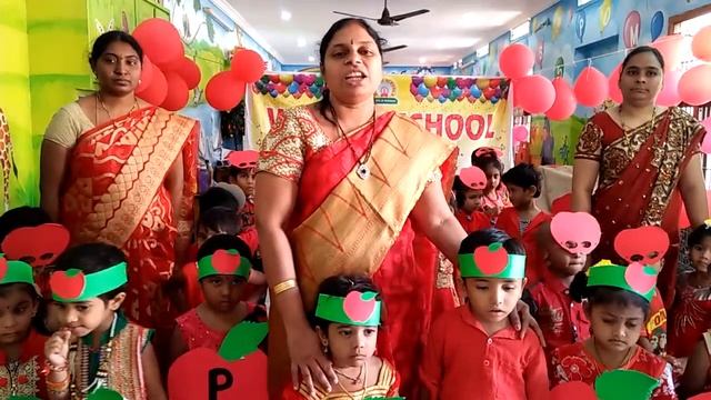Apple day celebrations in wisdom school Railpet Guntur смотреть онлайн