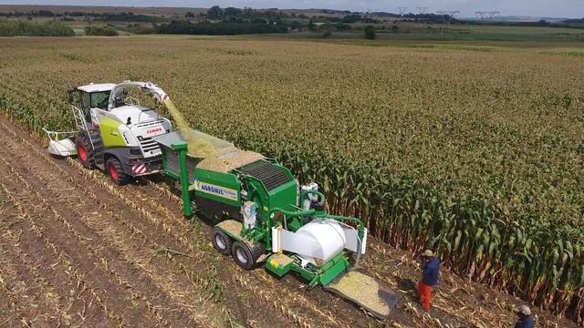 Claas Jaguar 830 With PTO And  AGRONIC MultiBaler 1220 | Saxeni Agric | Knoll B.V.