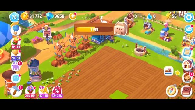 BIG FARMHAND TRUNK Opening | FarmVille 3 Level - 78 Gameplay HD смотреть онлайн