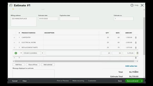 QuickBooks Online Contractors Creating Job Estimates And Documents смотреть онлайн