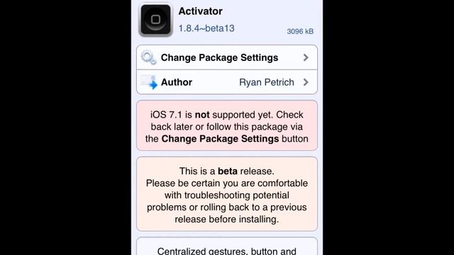 How to get Activator on cydia (IOS 7) смотреть онлайн