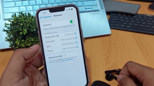 Cara melihat baterai headset bluetooth di iphone смотреть онлайн