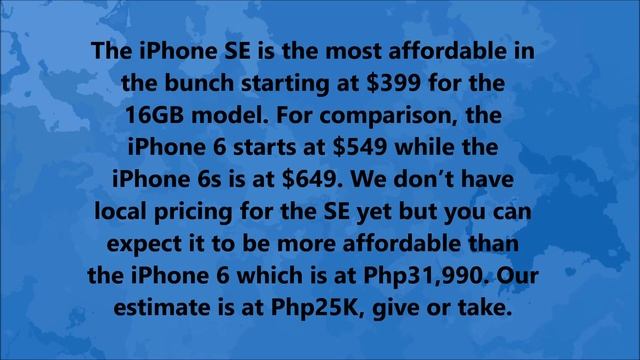 5 reasons why you should buy the iPhone SE смотреть онлайн