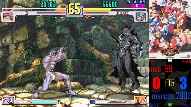 Street Fighter III: Third Strike - mati_99 [Hugo/Q/Dudley] vs marcos 2002 [Urien/Ken] Fightcade FT5 смотреть онлайн