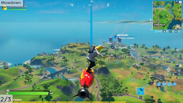 Visit Grumpy Greens, Mowdown, and Risky Reels - Fortnite смотреть онлайн