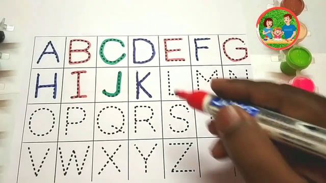 Learning Alphabets| A for apple, B for ball, C for cat, D for dog, E for Elephants,.| VIP PIN Kiddo смотреть онлайн