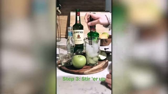 Sour Apple Cocktail Recipe смотреть онлайн