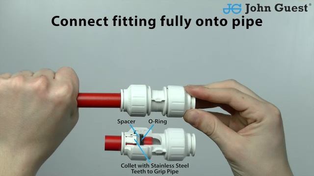 How to Connect a Twist & Lock fitting onto PEX Pipe | John Guest смотреть онлайн