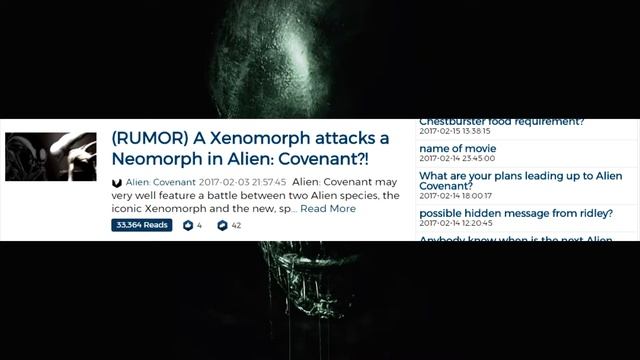Мнение фаната Чужой против Неоморфа Xenomorph Vs Neomorph