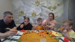 МУКБАНГ СЕМЕЙНЫЕ РОЛЛЫ | MUKBANG FAMILY ROLLS #mukbang #мукбанг