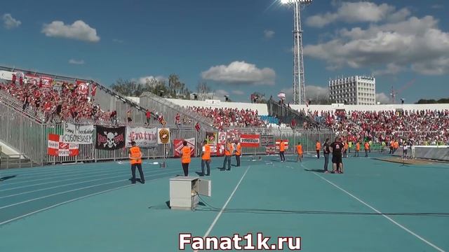Фанаты Спартака на выезде в Уфе 2017