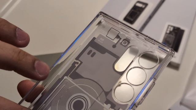 SPIGEN Ultra Hybrid Zero ONE White Case Galaxy S24 Ultra #galaxys24ultra