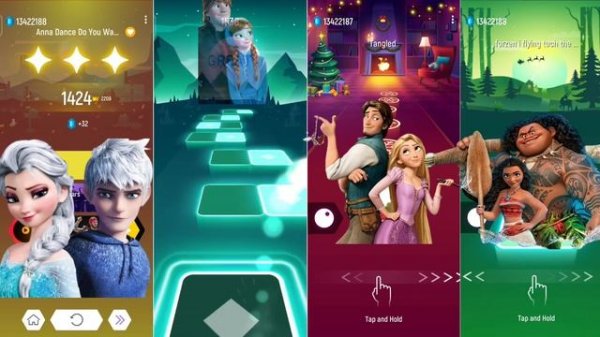 elsa couple - anna couple - Rapunzel couple - Moana couple ios android gameplay edit