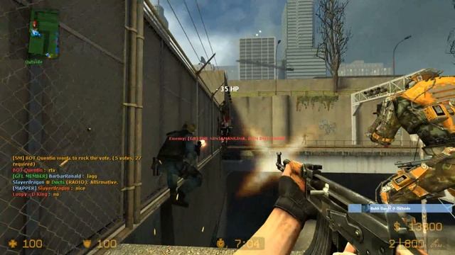 Counter Strike Source Classic Survival zombie mod online gameplay on Assault map смотреть онлайн