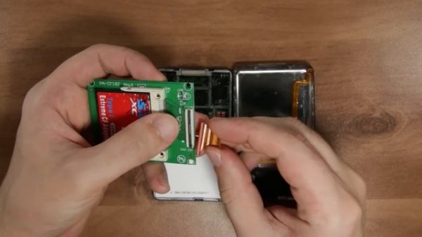 How to replace iPod Classic Hard Drive to SD Card