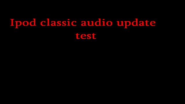 I pod Classic - Rock-box audio update test смотреть онлайн