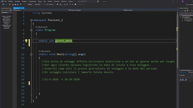 Corso C# 8 (da zero) ITA Win/Mac/Linux - #37: funzioni - 1 смотреть онлайн