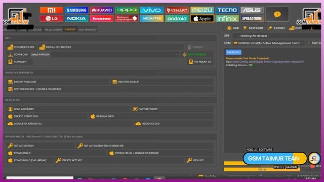IPhone ICloud Bypass Unlock Tool /Bypass ICloud IPhone No Change Serial Unlock Tool GSM TAIMUR TEAM