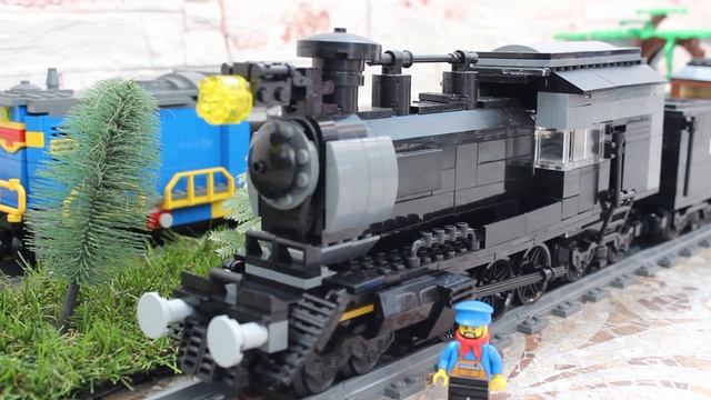 Обзор самоделки "Паровоз" || из Lego смотреть онлайн