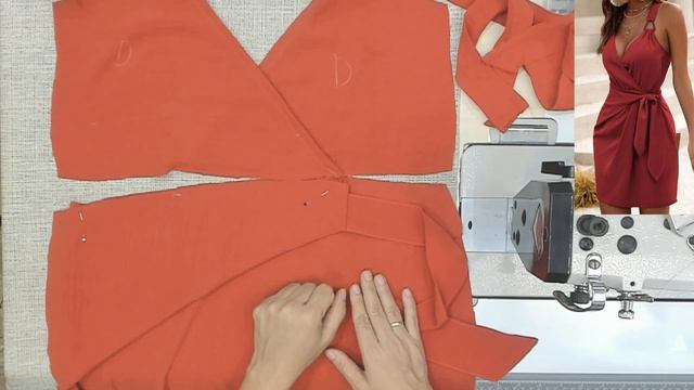 VESTIDO TRANSPASSADO COM AMARRAÇÃO - PASSO A PASSO DA COSTURA смотреть онлайн