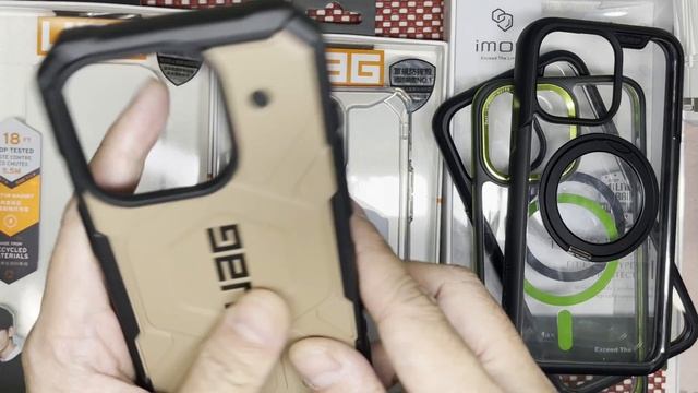 【 UAG磁力太弱怎麼加強?】 UAG Hoda 彩石殼 Imos Imoscase 防摔殼 保護殼 IPHONE 15 PRO MAX 軍規防摔殼 Magsafe 磁吸版 隱形旋轉支架版 引磁片