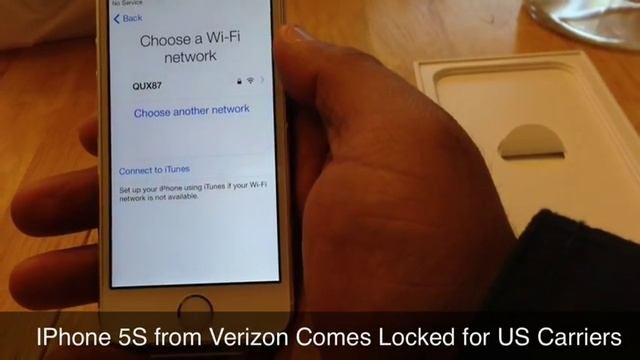 iPhone 5S from Verizon is LOCKED for use with Domestic (US) Networks смотреть онлайн