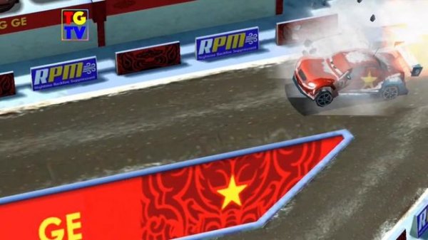 Cars Fast as Lightning - Long Ge ICE Racer VS Finn, Mater, McQueen