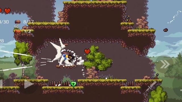 Apple Knight complete walkthrough with secret areas World 1-8 смотреть онлайн