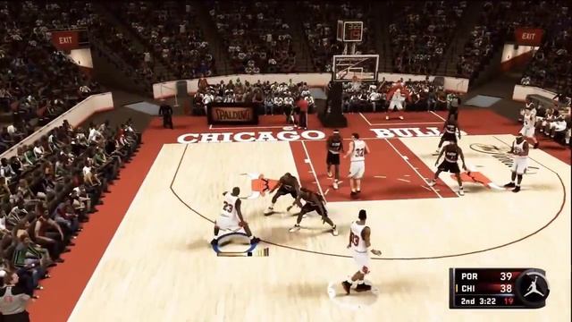 NBA 2K11 Michael Jordan Challenge HOF - The Shrug vs. Portland Trailblazers смотреть онлайн