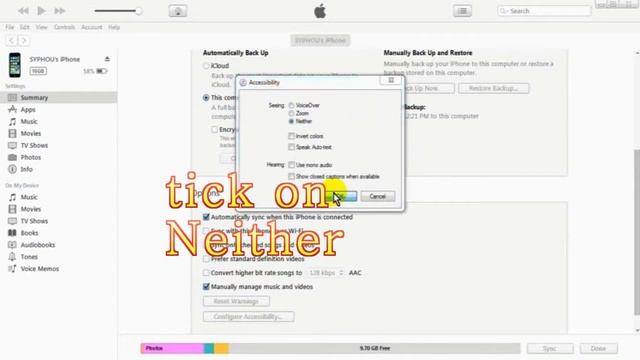 Iphone | the ios screen reader called voice over is active-switch off смотреть онлайн