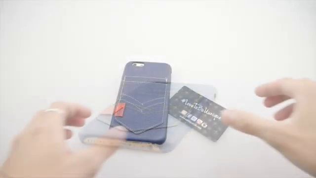 UU iPhone 6/6s Leather Denim Pocket Case Blue смотреть онлайн