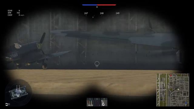 War Thunder_Посадка в ангар смотреть онлайн