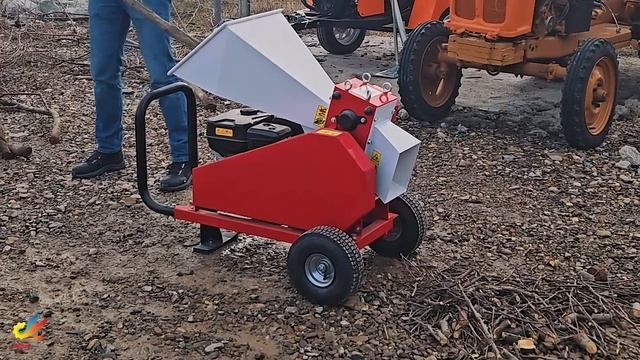 Wood chipper DE-60G. Измельчитель веток DE-60G. смотреть онлайн
