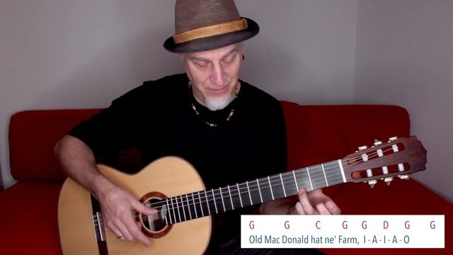#28 Old Mac Donald | Gitarre lernen mit Kinderliedern смотреть онлайн