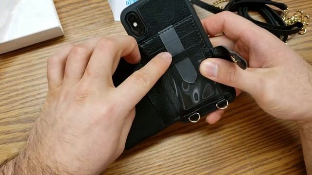 Lameeku iPhone X / XS wallet case Review смотреть онлайн