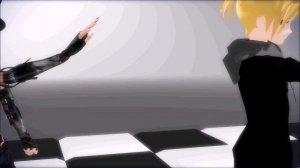 (MMD) Hatsune Miku Ft Len Kagamine - Break Dance Bad Apple