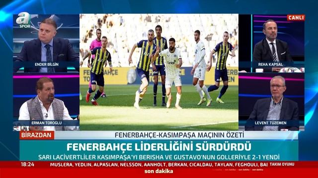 Fenerbahçe 2-1 Kasımpaşa Erman Toroğlu Maç Sonu Yorumları! / A Spor / Takım Oyunu / 03.10.2021