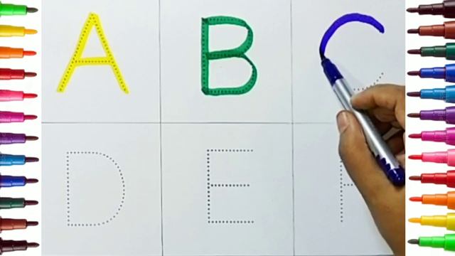Abcd , Abcde , A For Apple B For Ball C For Cat ,alphabets , Phonics Song ,अ से अनार I Kids Learnin