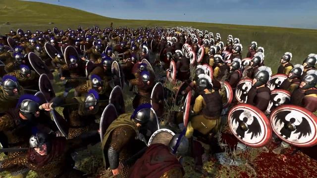 Total War: Attila 1vs1: Elite Palatina (Shield Wall) vs Herculiani Seniores смотреть онлайн