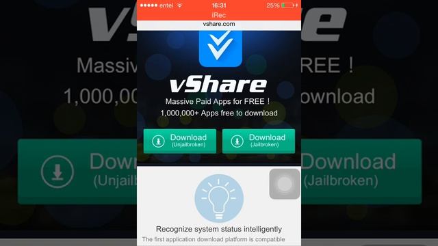 Como descargar vShare para cualquier dispositivo IOS смотреть онлайн