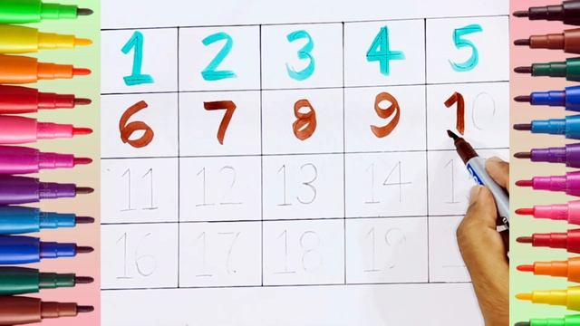 Learn Counting 1 to 100,123 numbers,one two three,1 to 100 counting,1 से 100 की गिनती ,Kids Learnin смотреть онлайн