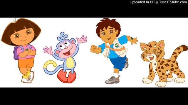 Dora Márquez, Boots the Monkey, Diego Márquez & Baby Jaguar - Down by the Bay смотреть онлайн