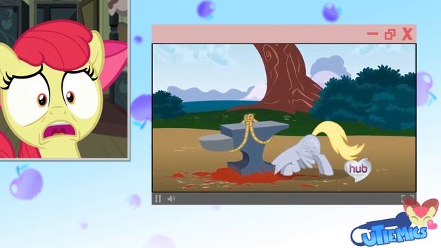 Apple Bloom Reacts to Derpy Gets pranked HD | I WOULD NEVER DO THIS! смотреть онлайн