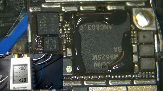 Temperature Test when working on the iphone 6 motherboard смотреть онлайн