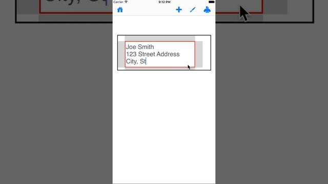 Create and print labels using Mailing Label Designer for iPhone смотреть онлайн