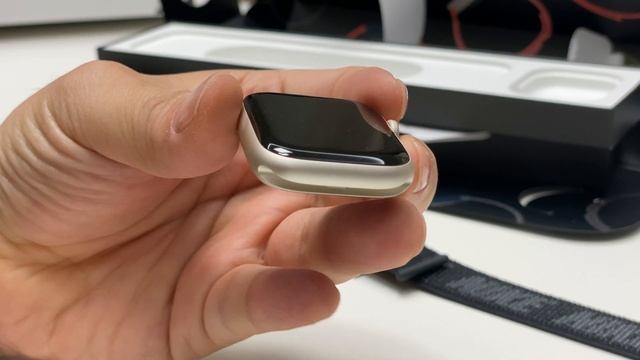 #애플워치7 스트라이트 나이키 #Apple Watch Nike Series 7 GPS, 45mm 스타라이트 알루미늄 케이스, 그리고 블랙 Nike 스포츠 루프 #애플 공홈 смотреть онлайн
